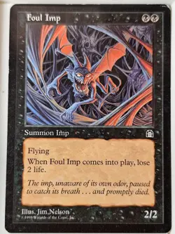 Foul Imp - Stronghold - Magic the Gathering MTG Nice! - Image 1