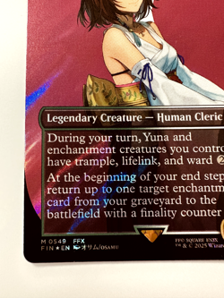 MTG Yuna, Hope of Spira (Borderless) (Surge Foil) Final Fantasy 0549 NM/MT - Image 3