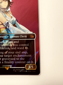 MTG Yuna, Hope of Spira (Borderless) (Surge Foil) Final Fantasy 0549 NM/MT - Image 4