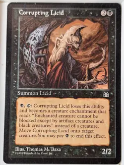 Corrupting Licid - Stronghold - Magic the Gathering MTG Nice! - Image 1