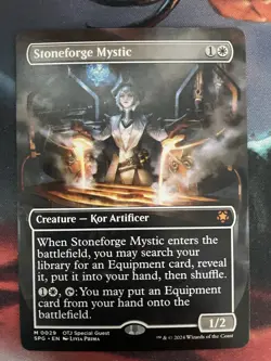 MTG Stoneforge Mystic Borderless The List Mythic Modern Legacy EDH - Image 1