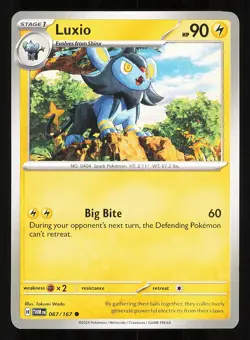 Luxio 067/167 Regular Near Mint Pokemon TCG S&V Twilight Masquerade TWM - Image 1