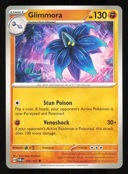 Glimmora 109/167 Regular Near Mint Pokemon TCG S&V Twilight Masquerade TWM - Image 1