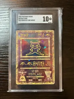 2000 POKEMON MOVIE ANCIENT MEW POKEMON SGC 10 Gem Mint - Image 1