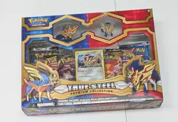 2020 Pokemon TCG: Zacian Zamazenta True Steel Premium Collection Box Sealed - Image 1