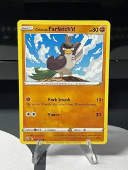 Galarian Farfetch'd Pokemon TCG Rebel Clash Sword & Shield 094/192 QTY - Image 1
