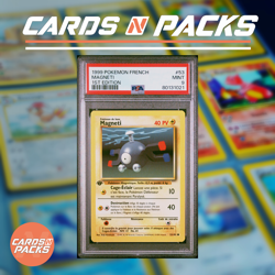 Carte Pokemon Magneti 53/102 Set de Base Edition 1 PSA 9 MINT 🇫🇷 - Image 1