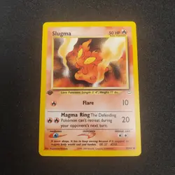 Slugma 1st Edition 53/64 Neo Revelation WOTC Vintage Pokemon - Image 1
