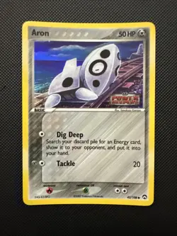 Aron 42/108 Power Keepers Reverse Holo Pokemon - Image 1