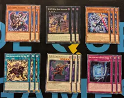 D/D/D Deck Core 18 Cards DOOD Doom of Dimensions YuGiOh Bundle - Image 1