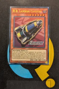 DOOD-EN090 R.B. Lambda Cannon x3 Ultra Rare 1st Ed YuGiOh Playset - Image 2