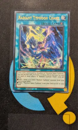 DOOD-EN061 Radiant Typhoon Chant x3 Ultra Rare 1st Ed YuGiOh Playset - Image 2