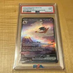 Pokemon Card Charizard ex 199/165 Sv: Scarlet & Violet 151 Holo - PSA 9 Mint! - Image 2
