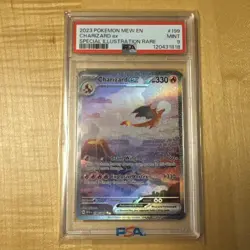 Pokemon Card Charizard ex 199/165 Sv: Scarlet & Violet 151 Holo - PSA 9 Mint! - Image 3