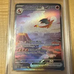 Pokemon Card Charizard ex 199/165 Sv: Scarlet & Violet 151 Holo - PSA 9 Mint! - Image 4