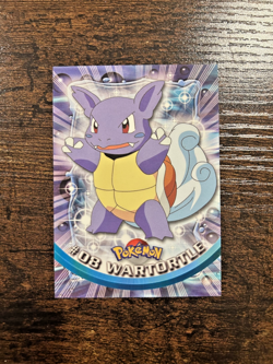 #08 Wartortle - Pokemon Topps Card - Black Logo - Image 1