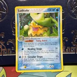 Ludicolo Holo Rare 10/107 NM Pokemon Card EX Deoxys Near Mint - Image 1