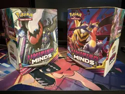 2 Pokemon sun & moon unified minds 3 card packs gravity box complete 92 packs. - Image 3