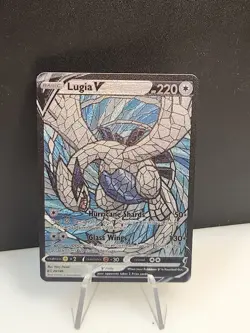 Lugia CUSTOM Stained Glass Holo Shiny Unbranded Card For Display Only - Image 3