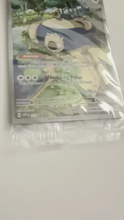 Pokemon Center Snorlax 051 Stamped 151 Promo Card Sealed. - Image 2