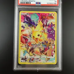 PSA 10 Pikachu 160/159 Pokemon Crown Zenith Full Art Holo Graded Card - Image 3