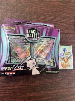 Pokemon TCG Mew VMAX League Battle Deck - W/ 65 Card Sleeves READ DESCRIPTION!! - Image 1
