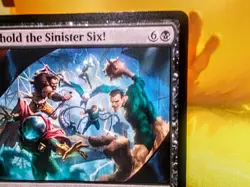 Behold the Sinister Six mythic magic the gathering spider man trading card - Image 5