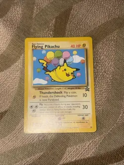 Pokemon Card - Flying Pikachu Black Star Promo #25 - Image 1