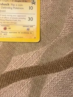 Pokemon Card - Flying Pikachu Black Star Promo #25 - Image 4