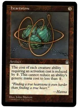 MTG HEARTSTONE CARD STRONGHOLD MAGIC THE GATHERING - Image 1