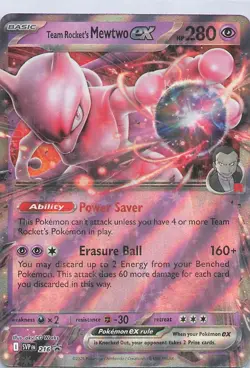 Team Rocket's Mewtwo ex Promo SV: Scarlet & Violet Promo Cards 216 NM - Image 1