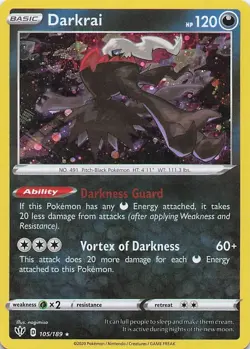 Darkrai - (Cosmos Holo) Promo Miscellaneous Cards & Products 105/189 NM - Image 1
