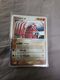 Pokemon 2006 Nintendo Promos Groudon EX Black Star Promo Card #38. B1 - Image 1