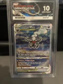 Darkrai VSTAR GG50/GG70 Ace Gem Mint 10 Perfect PSA Cgc Pokemon Card 2023 - Image 1