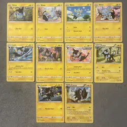 Shinx Luxio Rare Luxray Pokemon Cards Lot 2016-2023 Electric Type NM Evolutions - Image 1
