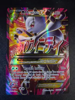 M Mewtwo EX Full Art Holo Card 160/162 Breakthrough Series Pokemon TCG EXCELLENT - Image 1