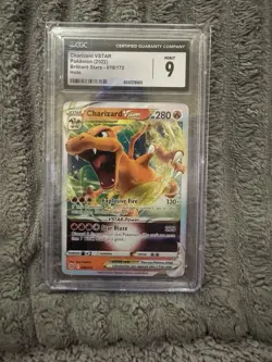 Charizard CGC 9.5 VSTAR 018/172 Brilliant Stars Pokemon Card - Image 1