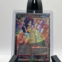 Launch, Feminine Wiles✨Foil Dragon Ball Super Card Game Mythic Booster NM - Image 1