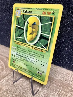 Kakuna (33/102) ~ NM [Base Set Unlimited] Vintage 1999 -WotC- Pokemon TCG Card - Image 2