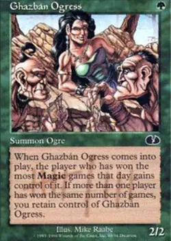 4 Ghazban Ogress ~ Moderately Played Unglued 4x x4 Playset UltimateMTG Magic Gre - Image 1