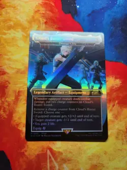 Cloud's Buster Sword - Umezawa's Jitte (Rainbow Foil) - Secret Lair - NM - Image 1