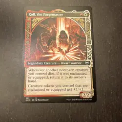 MTG STARTER COMMANDER DECK - Koll, The Forge Master - R/W Enchantments - Image 1
