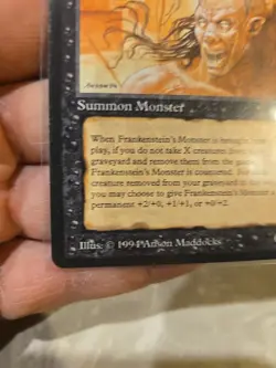 MTG The Dark FRANKENSTEIN'S MONSTER Never Played Check Pics - Image 4
