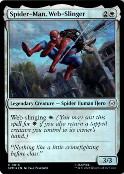 NM - Spider-Man, Web-Slinger C ( Foil ) Marvel's Spider-Man 16 - Image 1