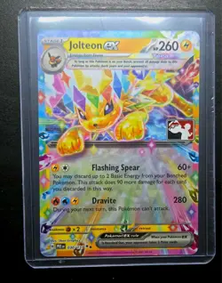 Pokemon TCG Jolteon ex Play! Pokemon Prize Pack Stamp 030/131 - Image 2
