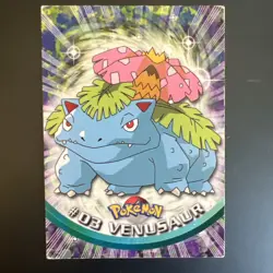 Venusaur #03 Non Holo Topps Blue Logo Pokemon TV Animation Light Played MP - Image 1