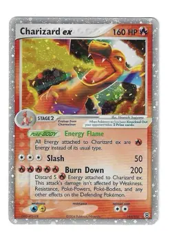 Pokemon Charizard ex 105/112 (2004) -Ultra Rare - Fire Red & Leaf Green Holo - Image 2