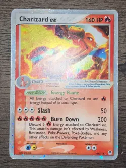 Pokemon Charizard ex 105/112 (2004) -Ultra Rare - Fire Red & Leaf Green Holo - Image 4