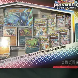 Pokemon Lucario Ex Tyranitar Ex Premium Collection Prismatic Evolution Lot of 2 - Image 3