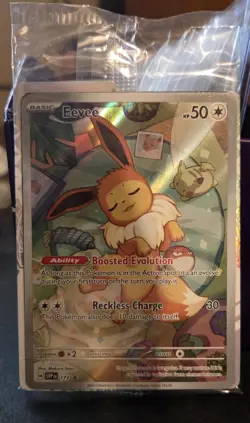 Pokemon TCG Eevee 173 Holo Promo Prismatic Evolutions **SEALED** - Image 1